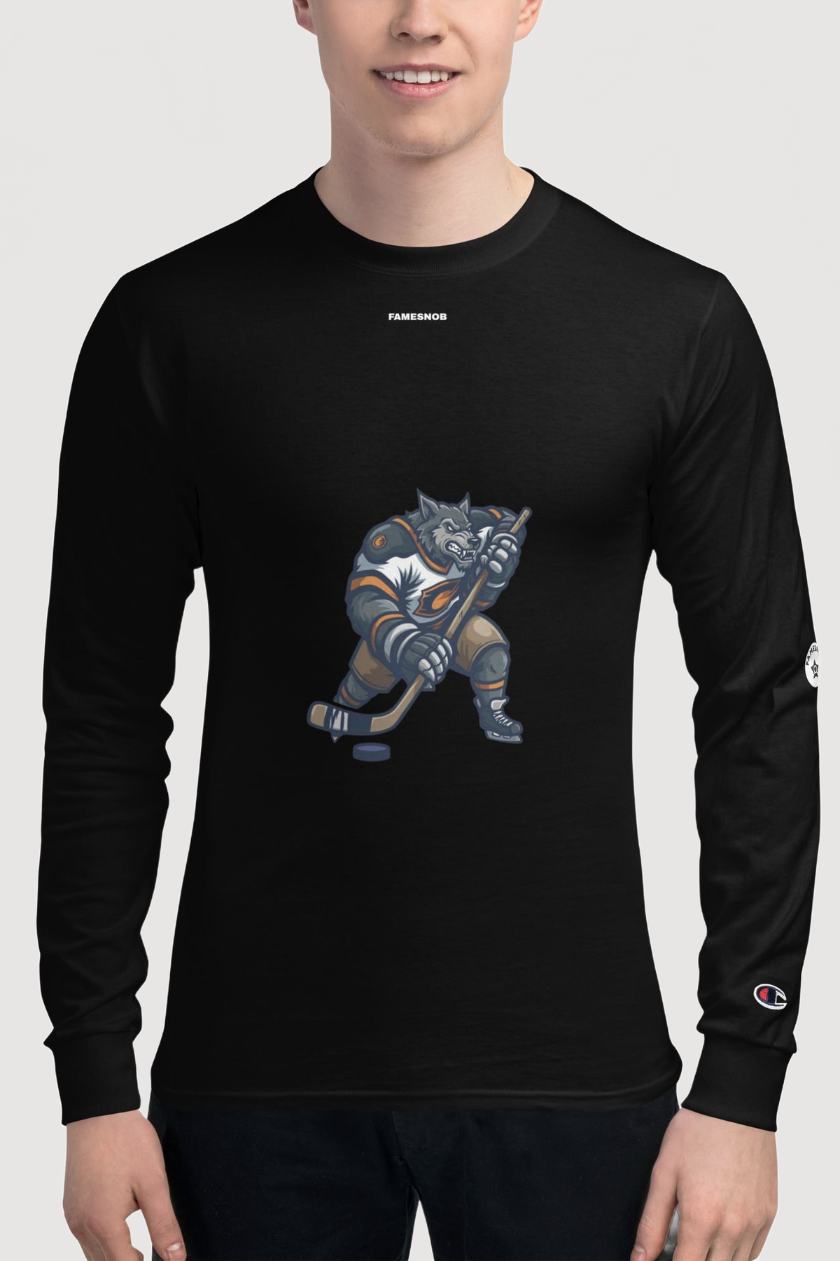 Champion Long Sleeve T-shirt - Famesnob