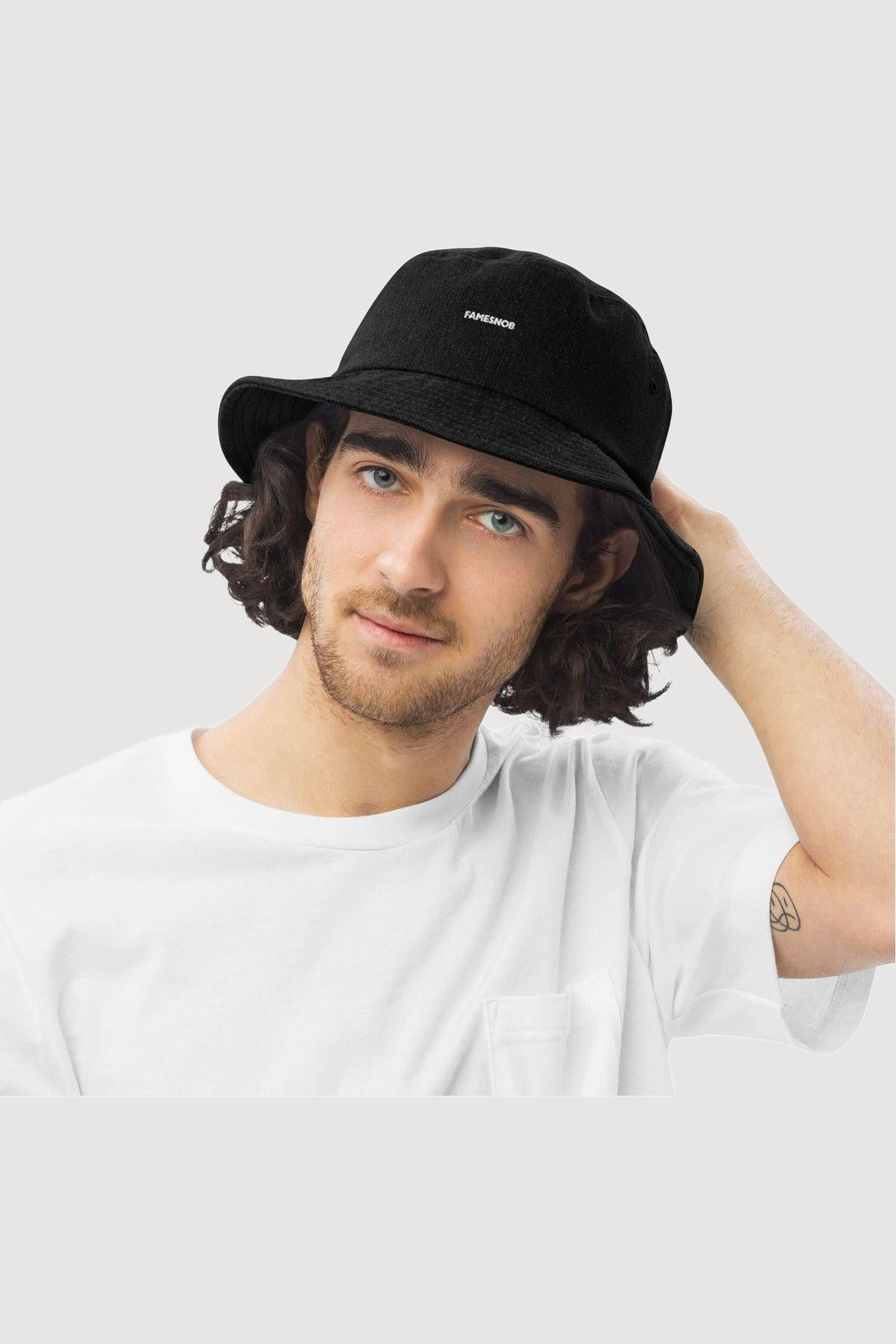 Denim Bucket Hat - Famesnob