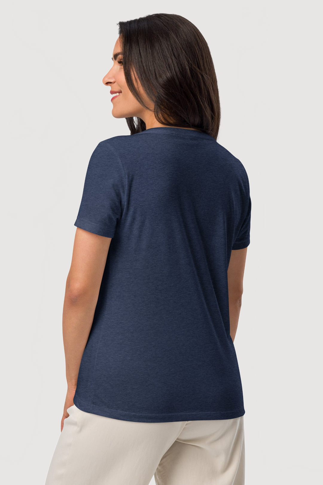 Relaxed V-Neck T-Shirt  | Bella + Canvas - Famesnob