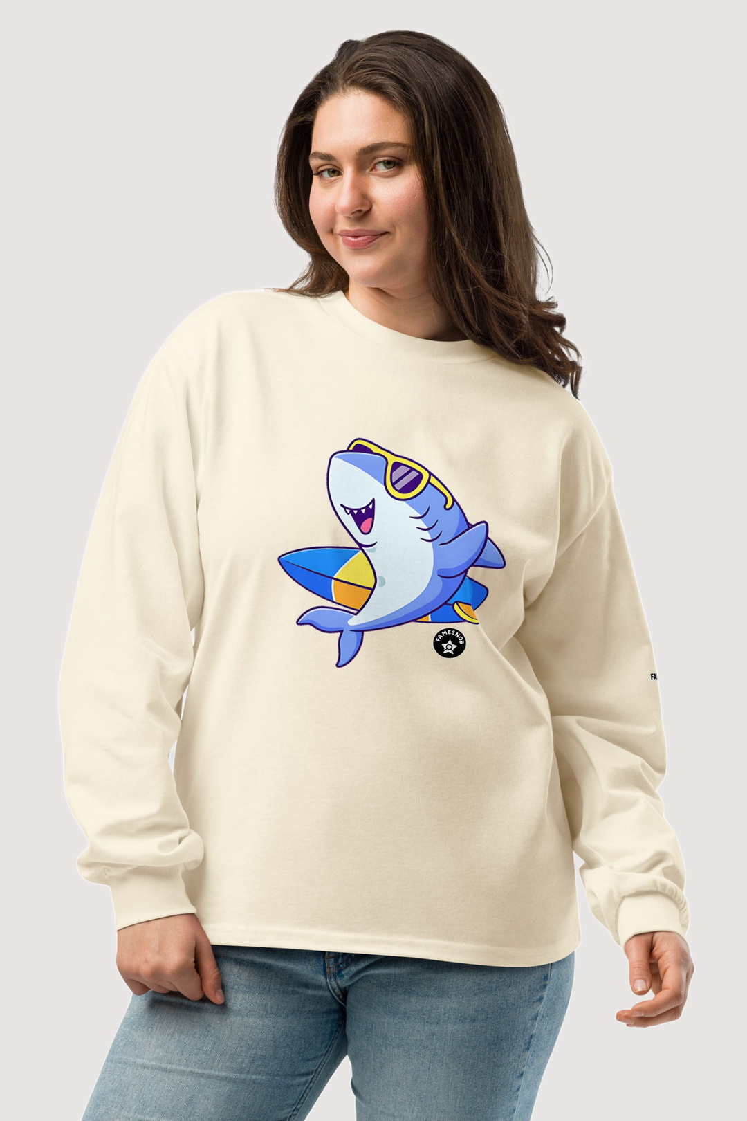 Unisex Heavyweight Long Sleeve Shirt - Famesnob