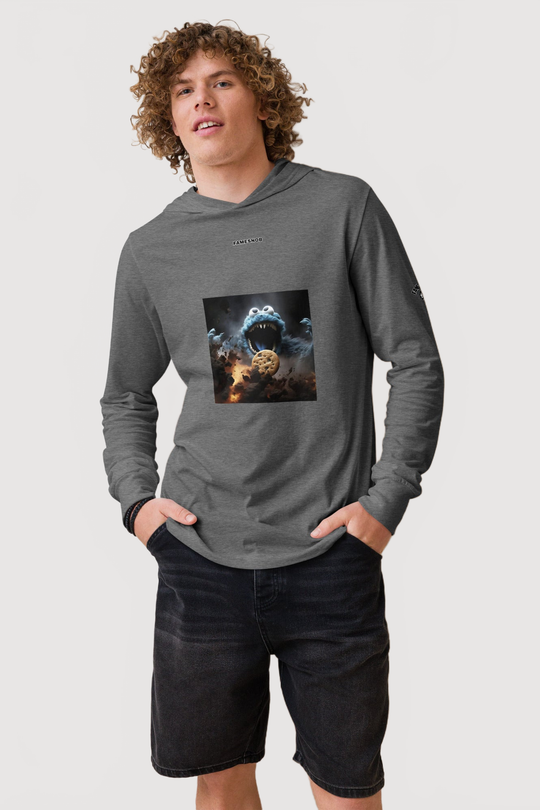 Unisex Hooded Long-Sleeve T-shirt | Bella Canvas - Famesnob