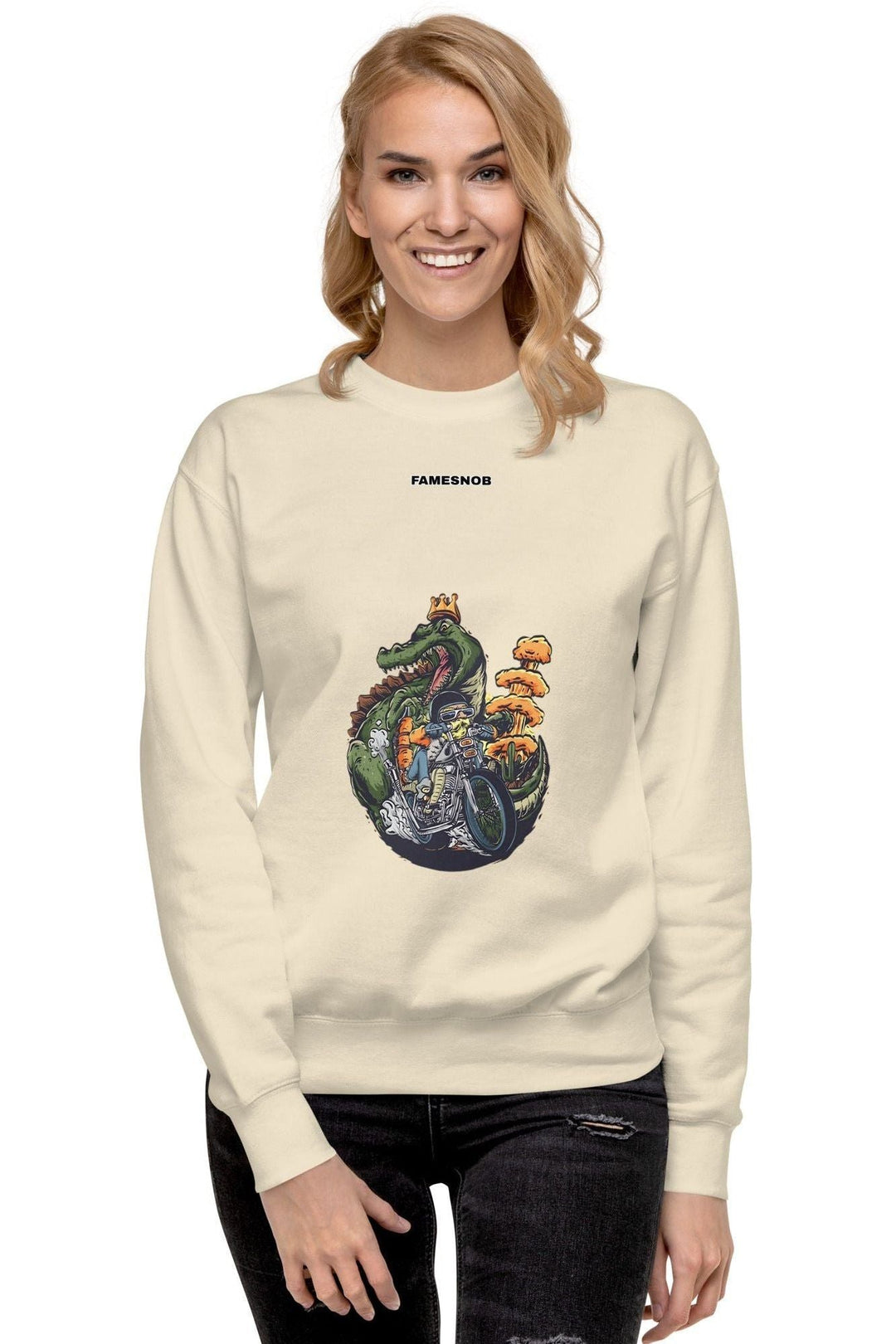 Unisex Premium Sweatshirt | Cotton Heritage - Famesnob