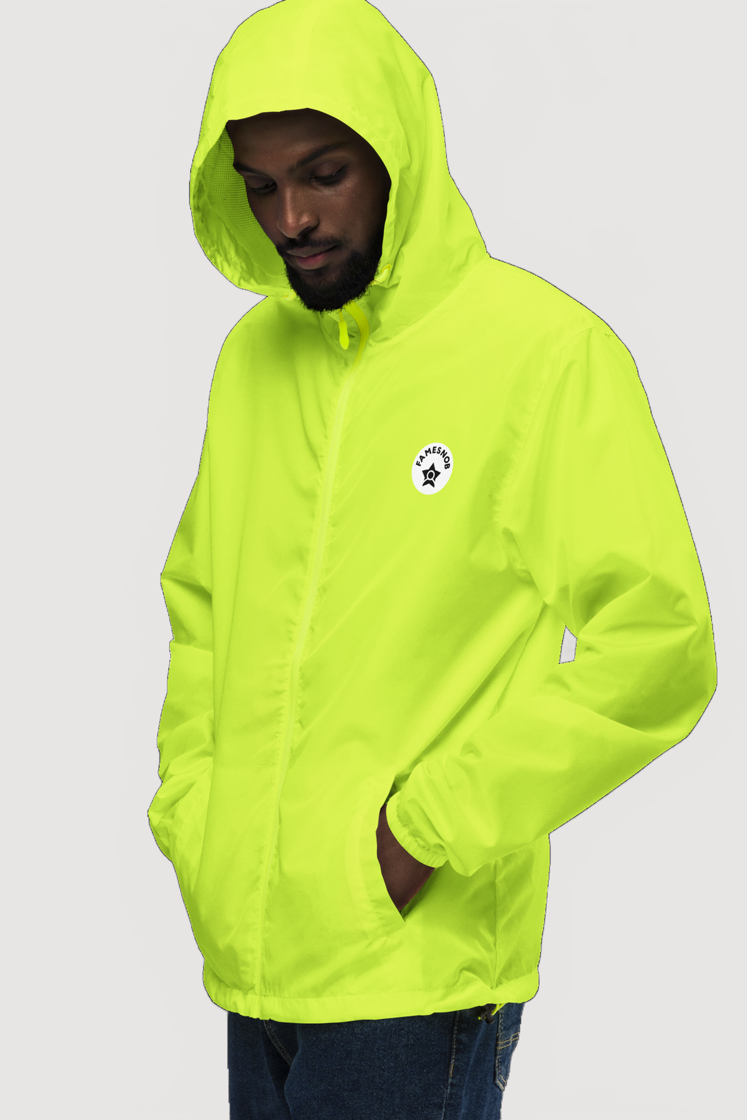 Unisex Zip Up Windbreaker - Famesnob