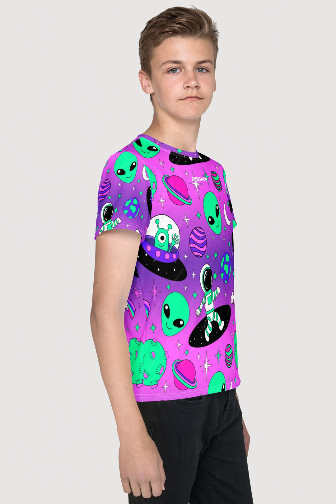 Youth Crew Neck T-shirt - Famesnob