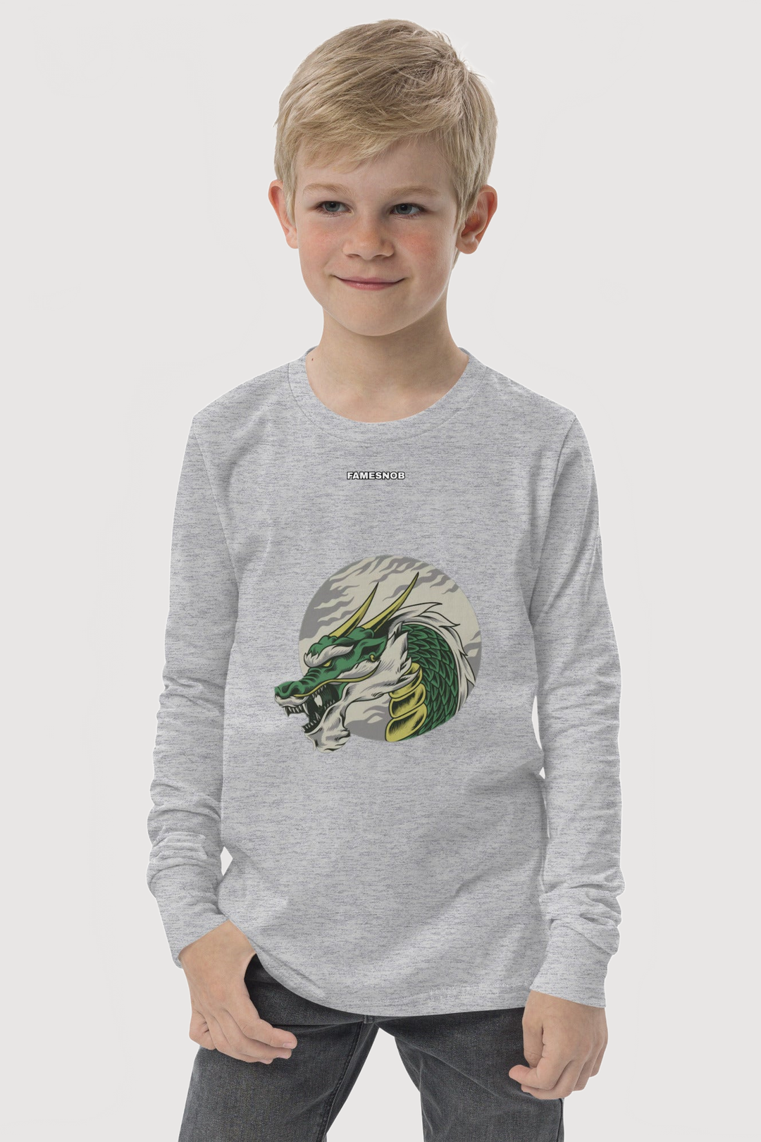 Youth Long Sleeve T-shirts | Bella + Canvas - Famesnob