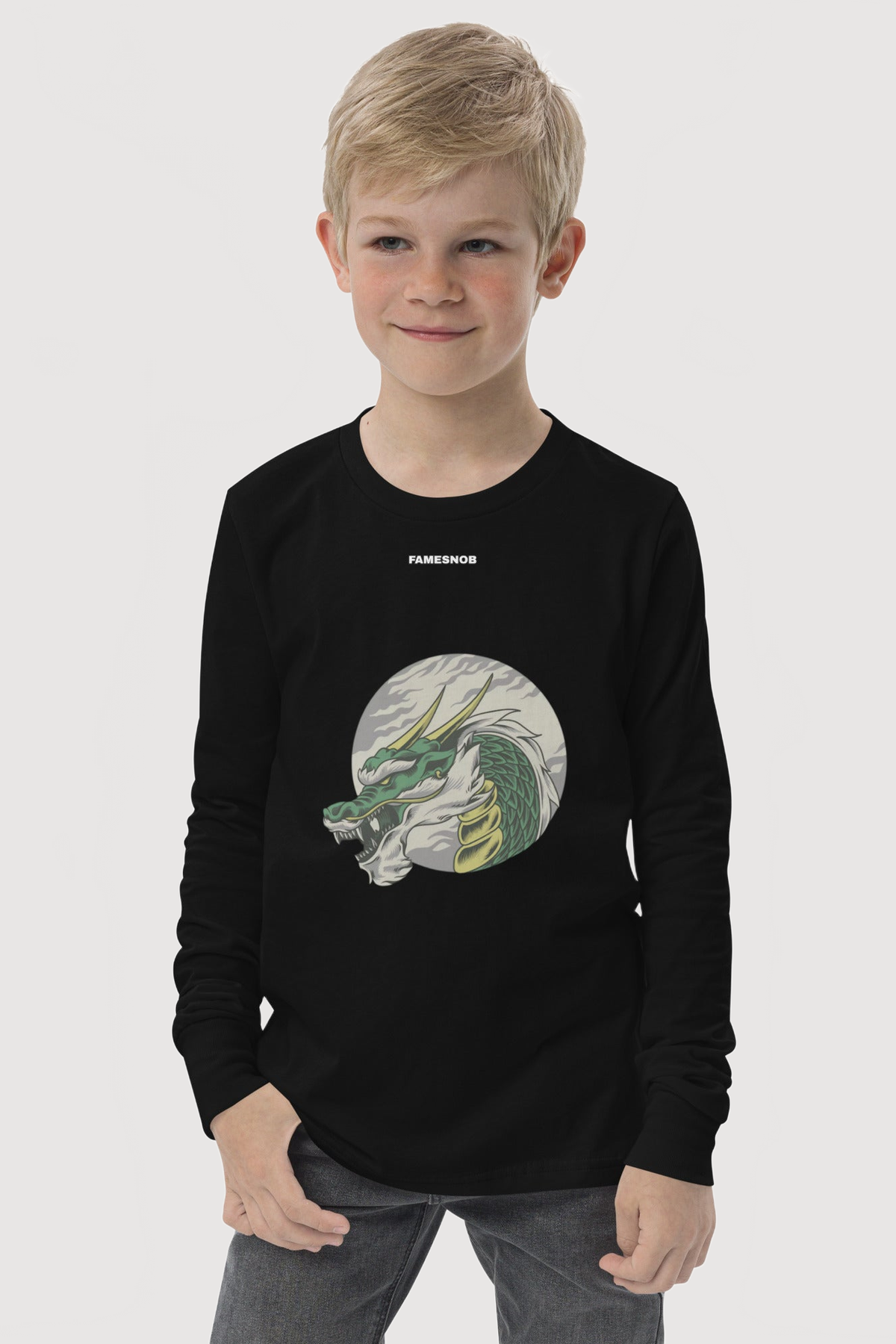 Youth Long Sleeve T-shirts | Bella + Canvas - Famesnob